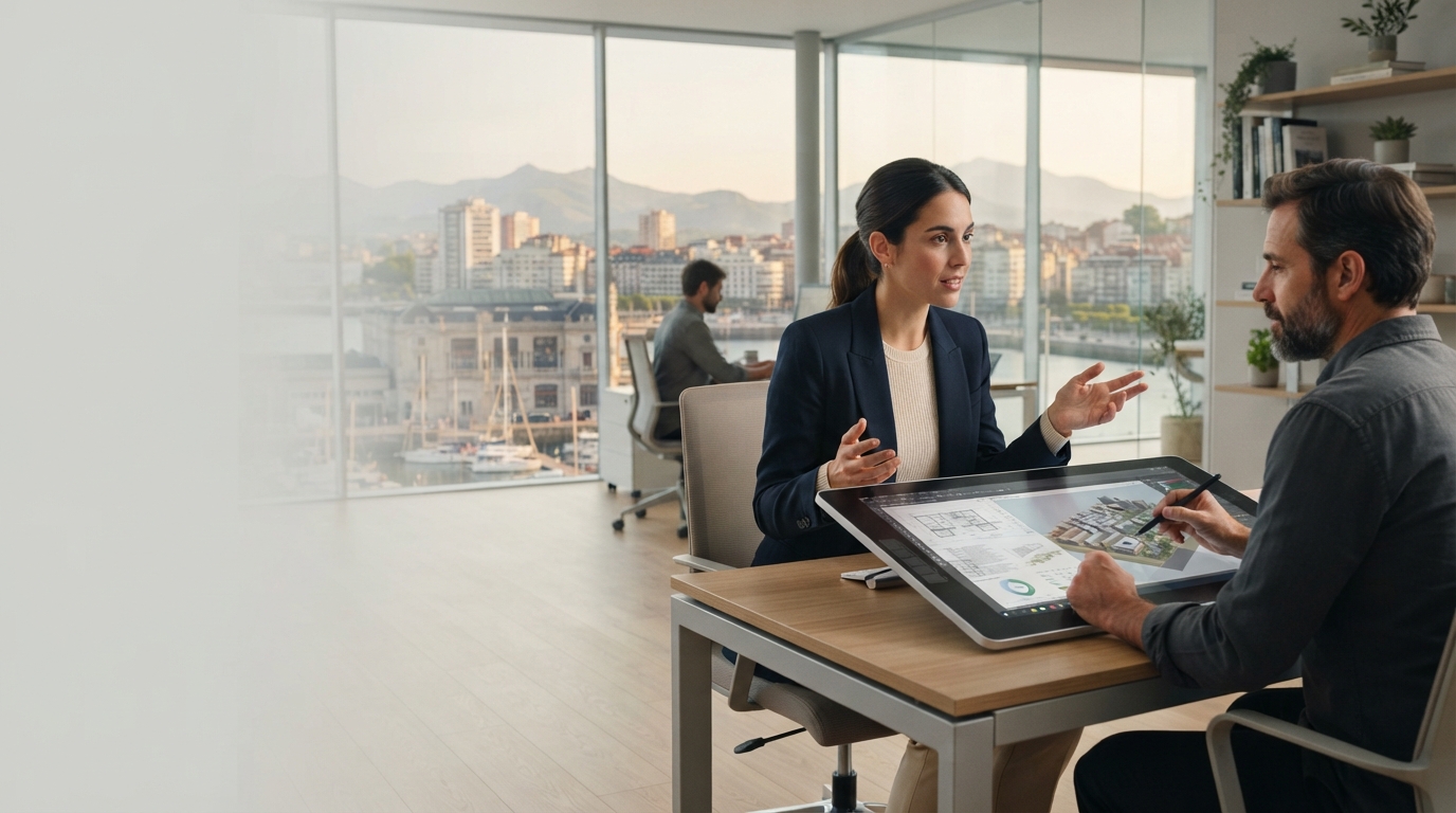 Santander Platform panel de análisis de riesgo con curva de crecimiento estable
